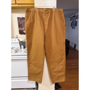 Carhartt B01 Loose Fit Firm Duck Utility Work Pants Brown 44x36 NWT Mens